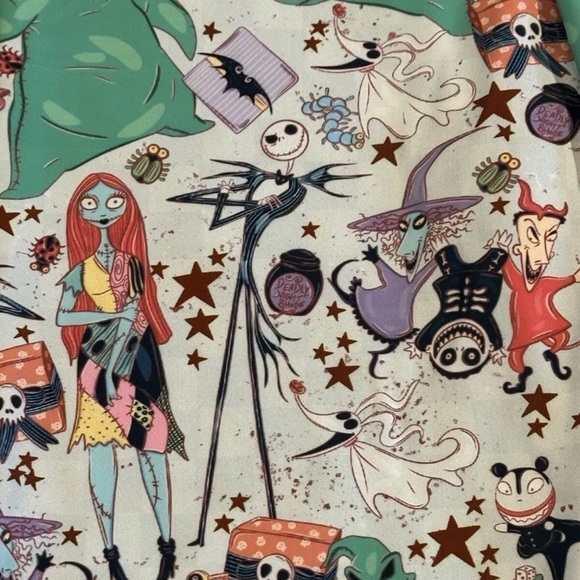 Nightmare Before Christmas Characters Wild Rich Kids Custom Leggings Medium - Picture 2 of 3